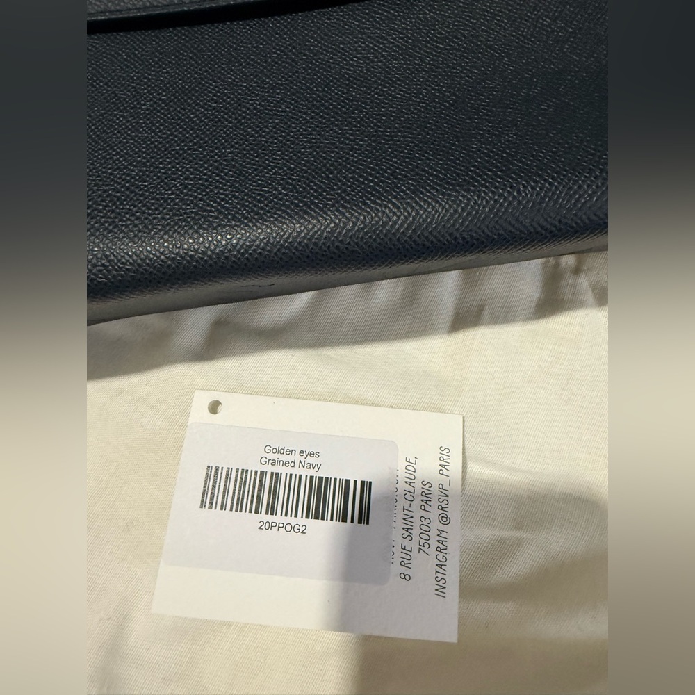 RSVP Golden Eyes bag in grained navy - Picture 3 of 8